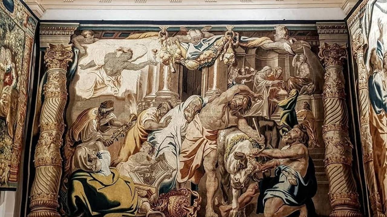 El diminuto pueblo de España que custodia diez colosales tapices de Rubens