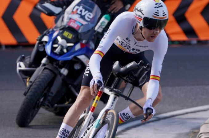 Balderstone, con el maillot de campeón de España contrarreloj