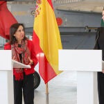 Robles visita en Lituania los cazas españoles que vigilan el espacio aéreo en el Báltico