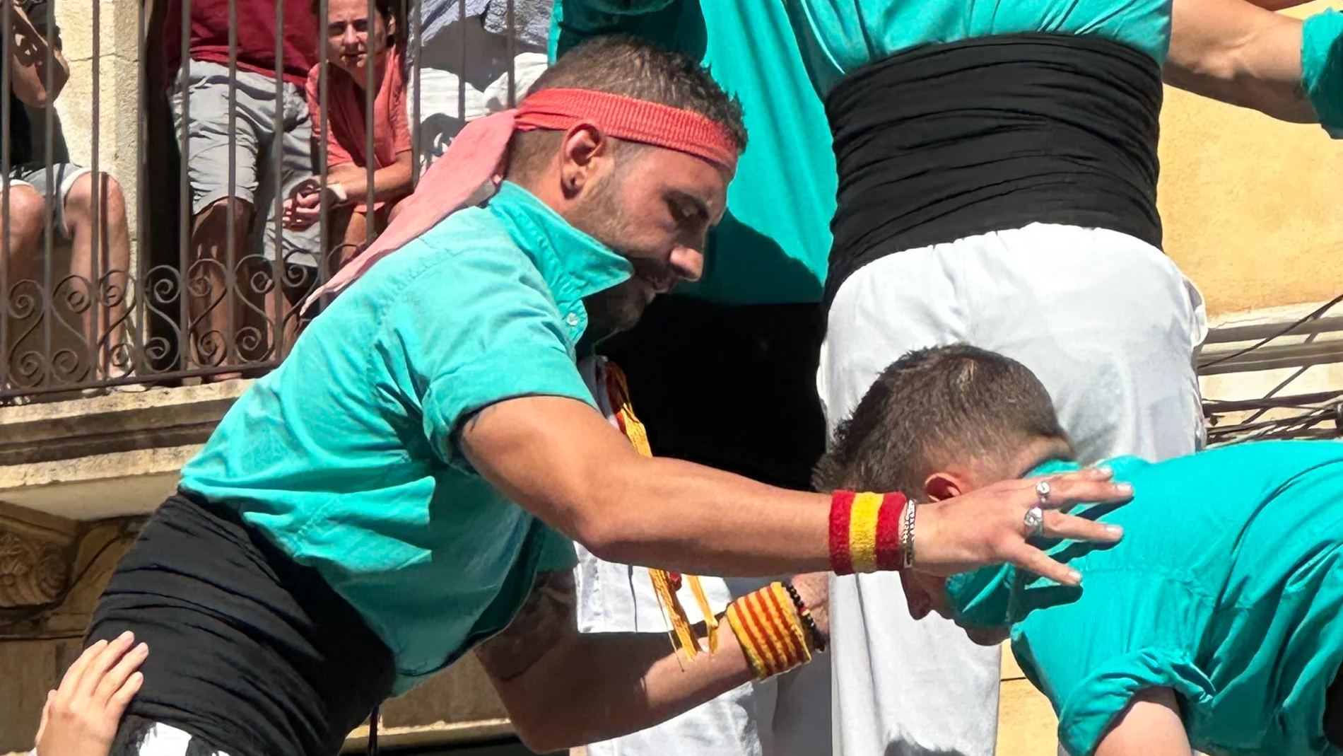 La pulsera con la bandera española