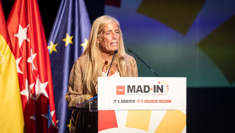 Rocío Albert, consejera de Economía, Hacienda y Empleo de la Comunidad de Madrid