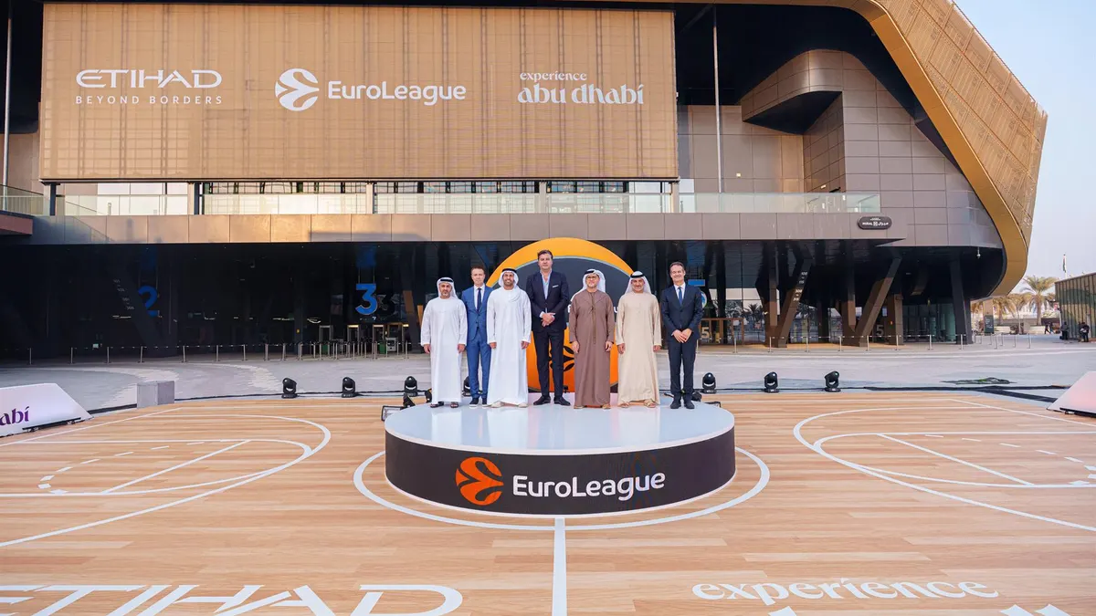 Baloncesto.- Abu Dabi refuerza su presencia en la Euroliga con los patrocinios del DCT y Etihad Airways