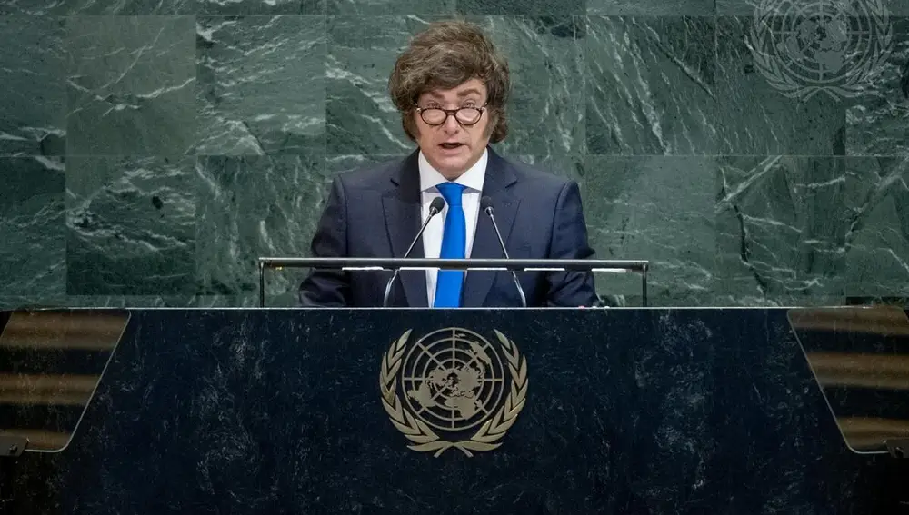 Argentina.- Milei arremete contra el Estado y la "orgía del gasto público" y acusa a la ONU de "imponer" cómo vivir