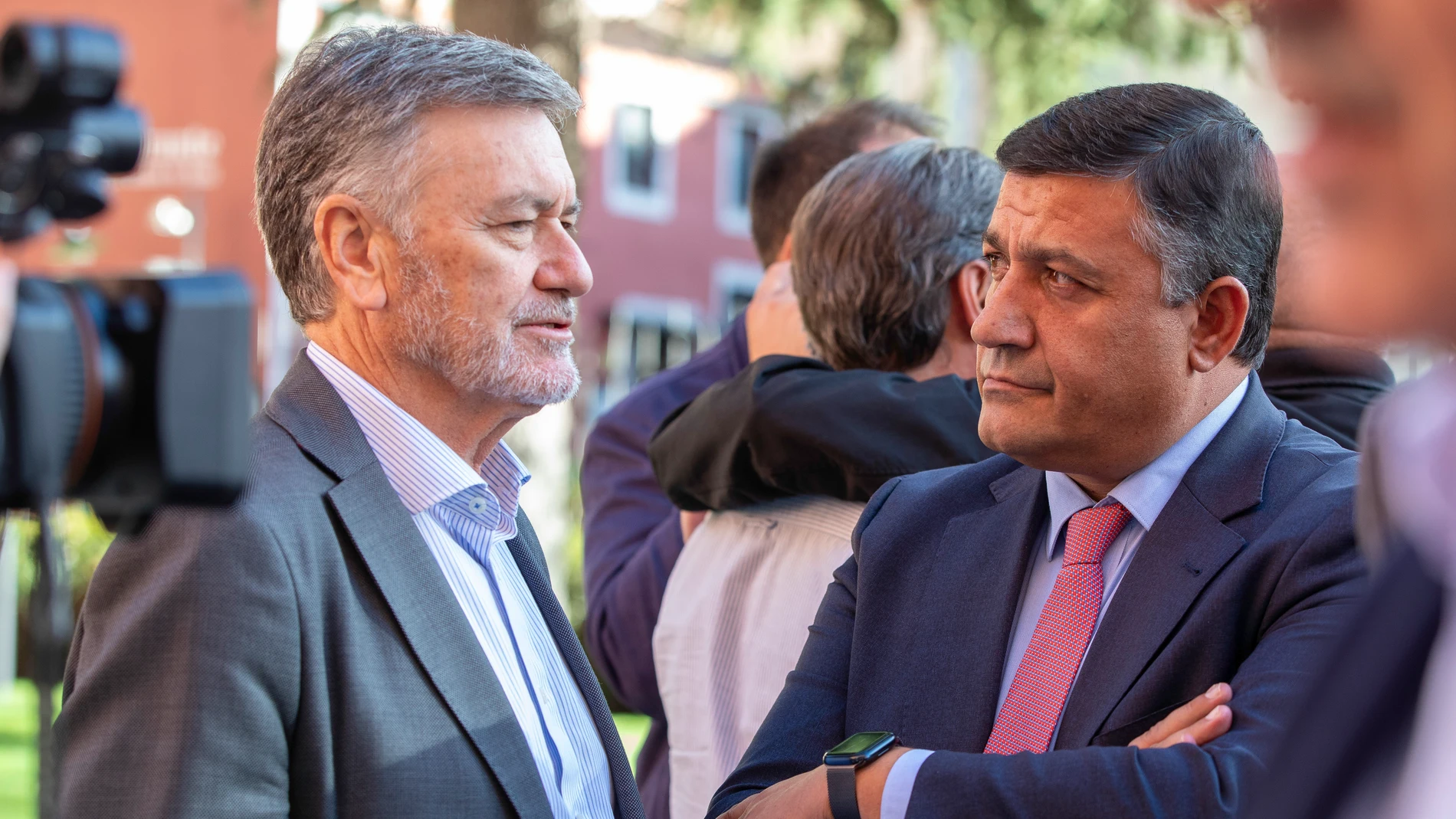 EL PP de Ávila celebra la primera Junta Directiva Provincial del nuevo curso político, el secretario general del partido de Castilla y León, Francisco Vázquez y el presidente provincial, Carlos García