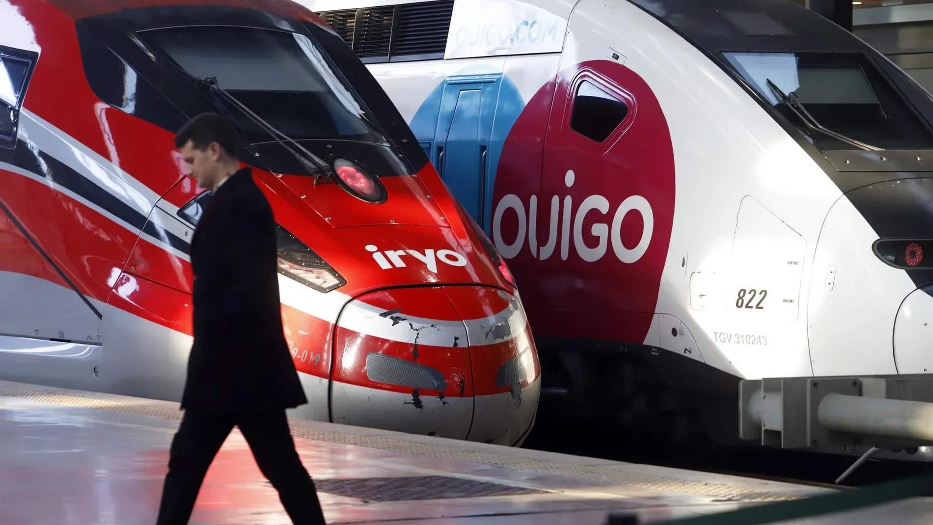 MADRID.-Retrasos de hasta media hora en trenes de alta velocidad entre Madrid y Sevilla por una incidencia