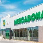 Fachada de un supermercado de Mercadona en Portugal.