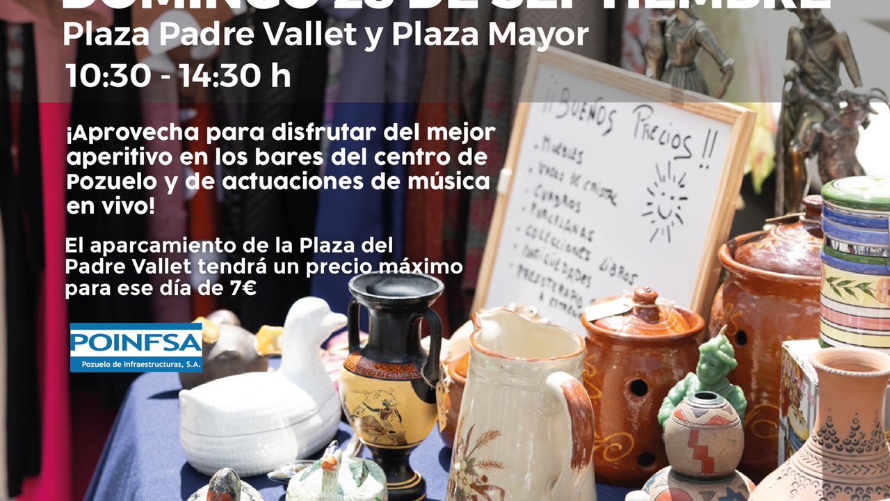 Una cita obligada en Pozuelo: llega el gran mercadillo de la segunda mano