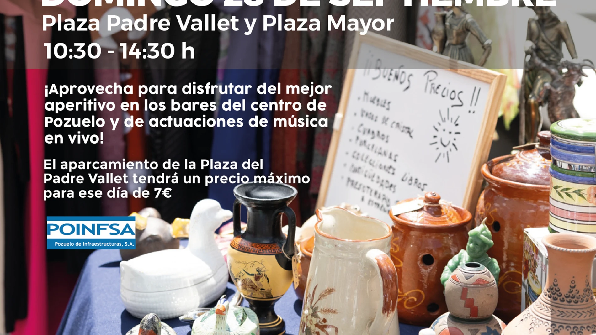 Cartel Mercado Segunda Vida de PozueloREMITIDA / HANDOUT por AYUNTAMIENTO DE POZUELOFotografía remitida a medios de comunicación exclusivamente para ilustrar la noticia a la que hace referencia la imagen, y citando la procedencia de la imagen en la firma24/09/2025