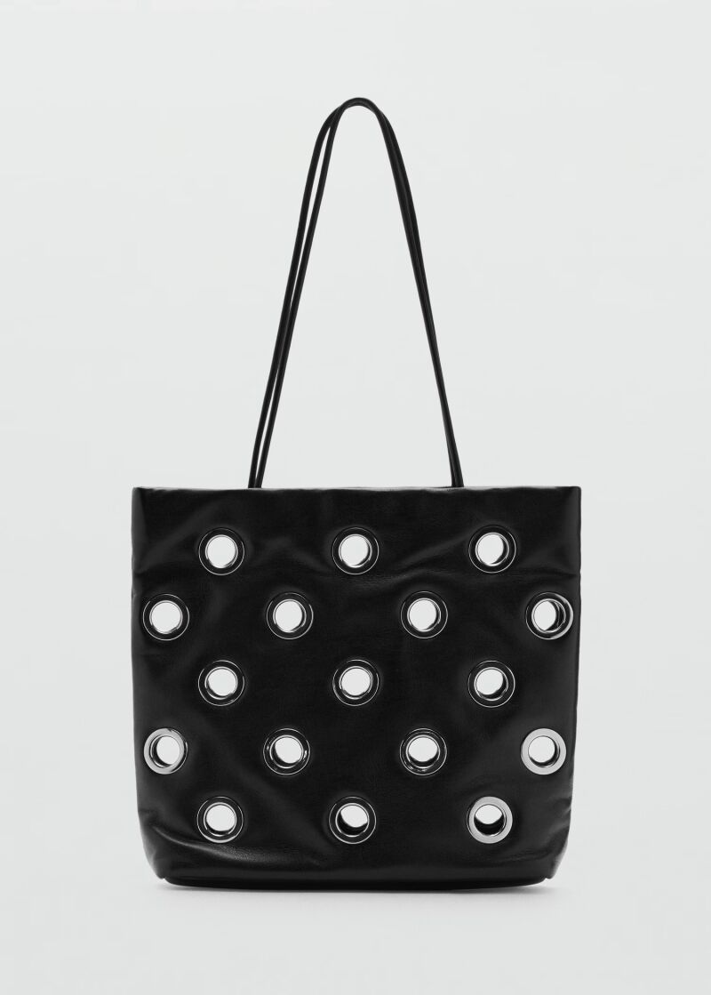 Bolso hombro eyelets.