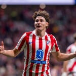 Julián Álvarez ha marcado esta temporada dos goles de falta directa