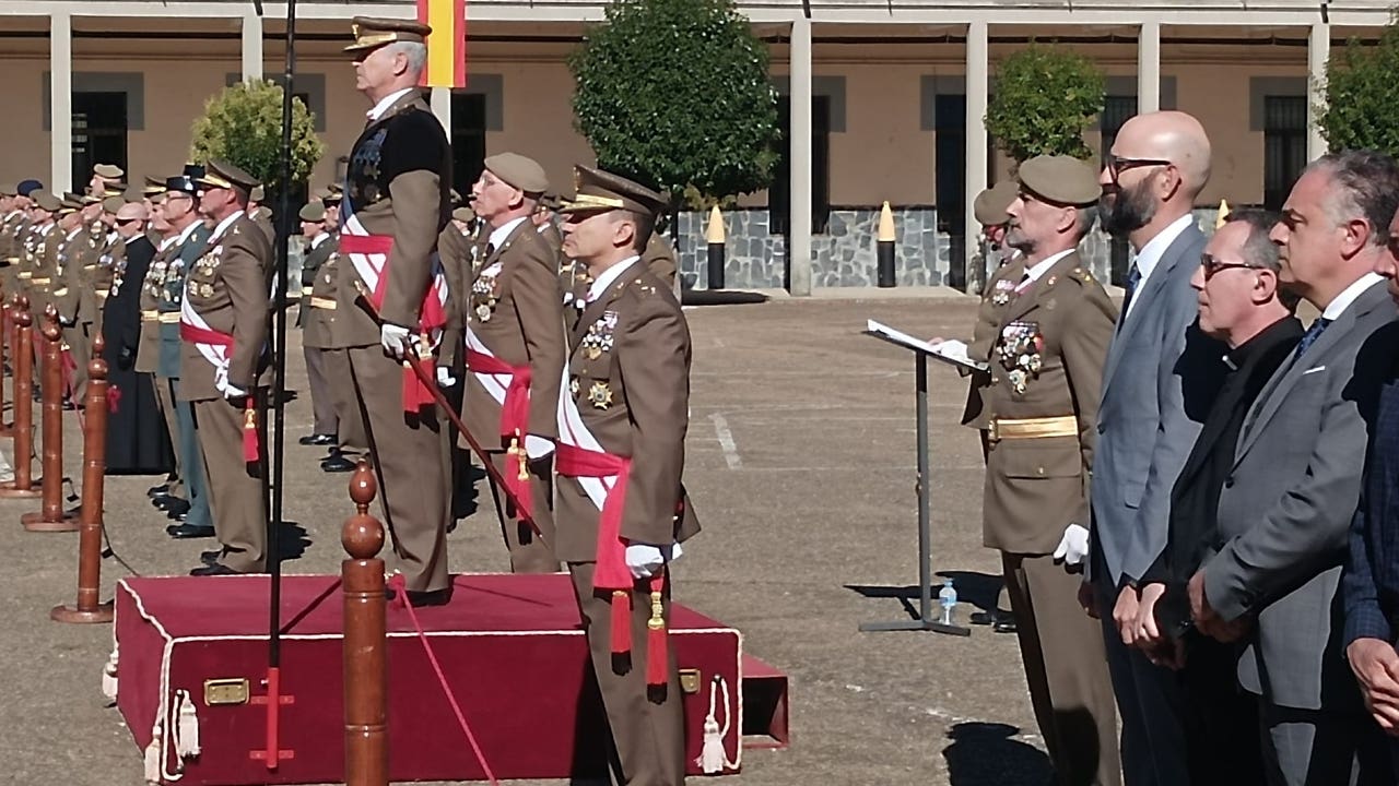 El Acuartelamiento Santocildes de Astorga celebra el 150 aniversario de la creación del 6º Regimiento Montado
