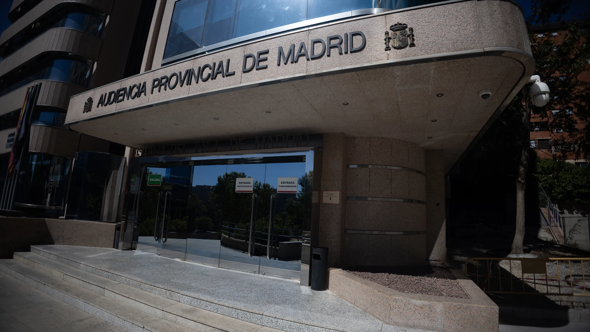 Fachada de la sede de la Audiencia Provincial de Madrid, a 26 de septiembre de 2025, en Madrid (España). 26 SEPTIEMBRE 2025;SEDE;AUDIENCIA PROVINCIAL DE MADRID;MADRID;ESPAÑA;NACIONAL Eduardo Parra / Europa Press 26/09/2025
