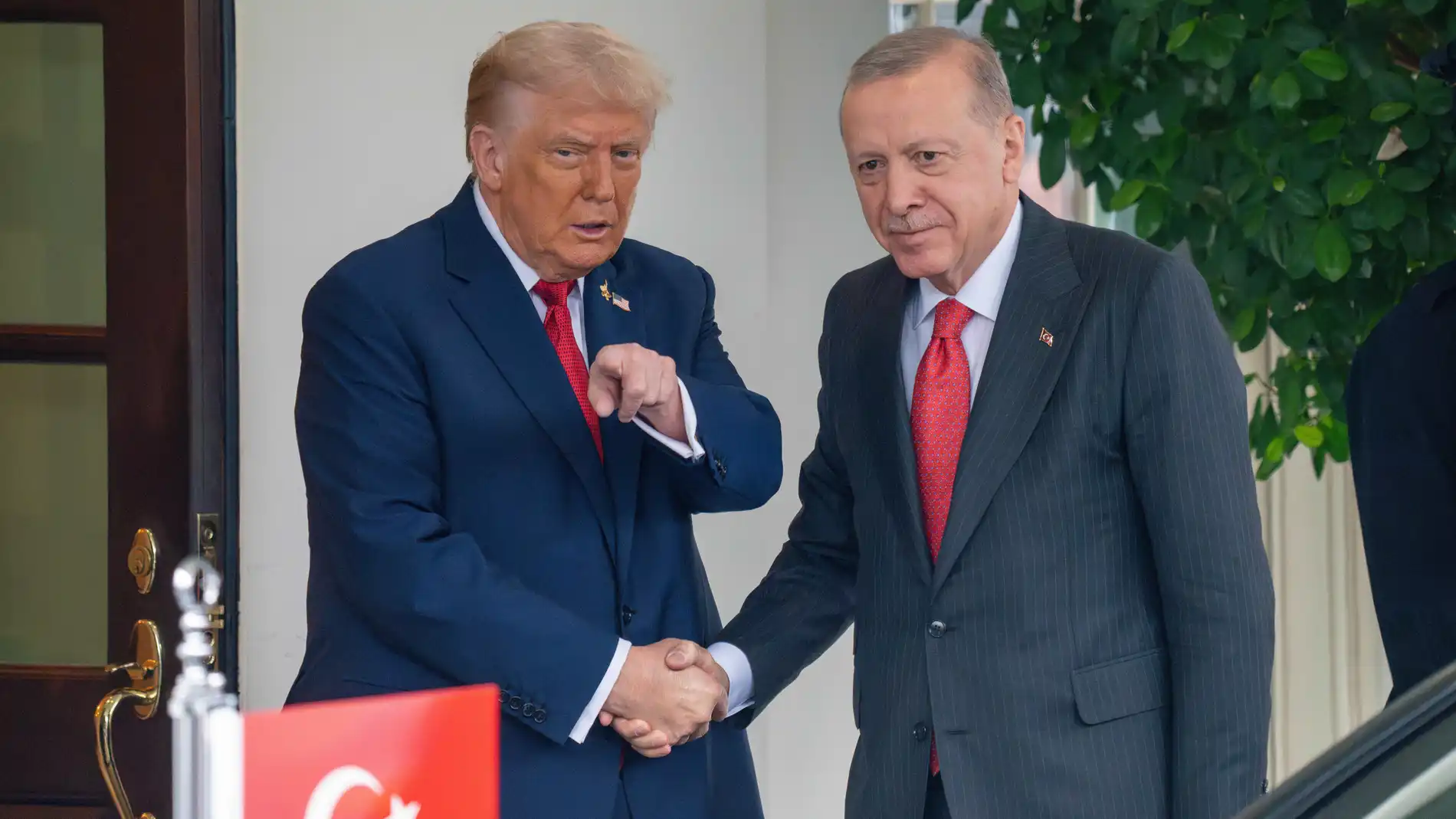 Los presidentes de EEUU y Turquía, Donald Trump y Recep Tayyip Erdogan,