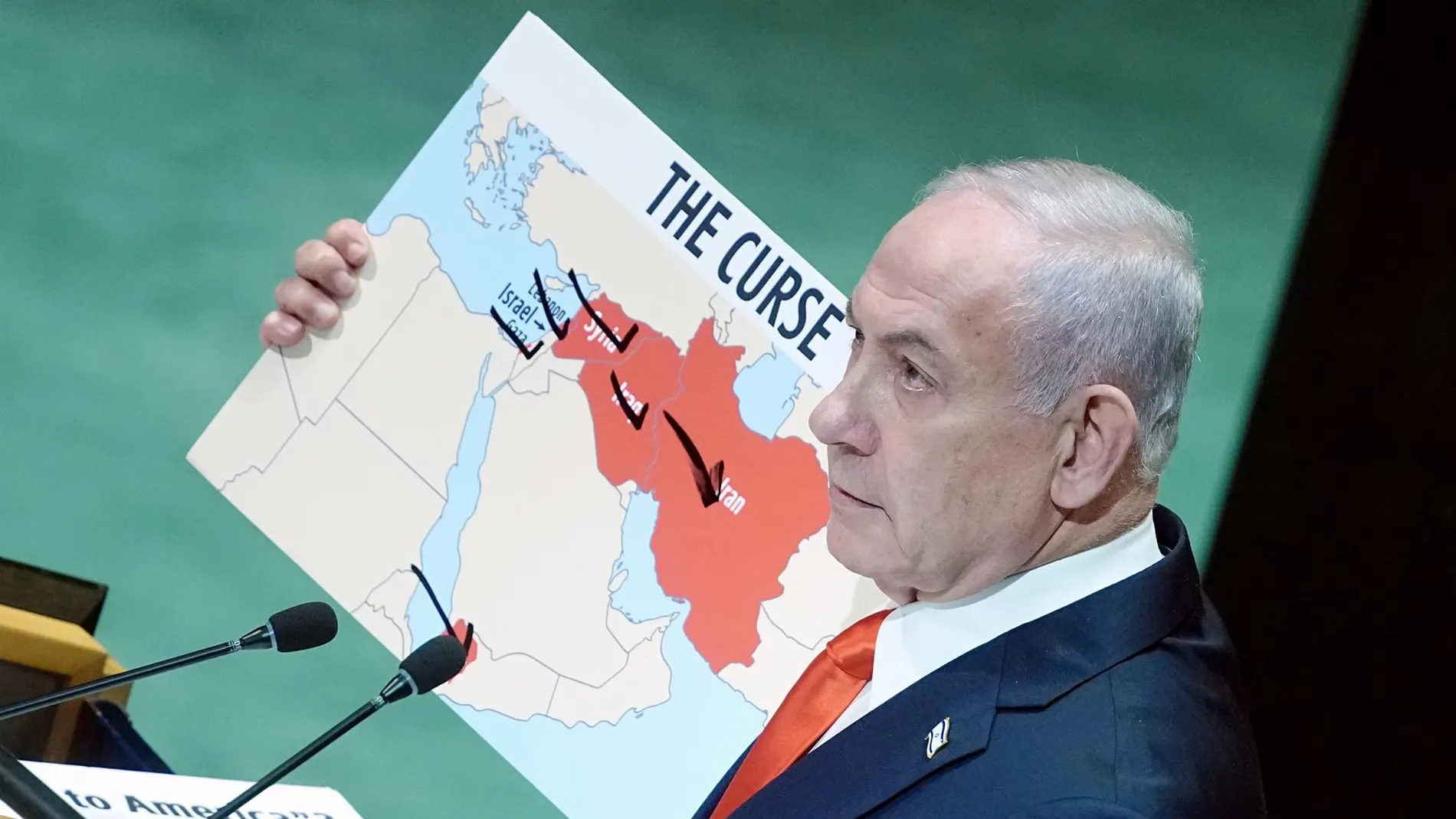 Netanyahu habla a los rehenes desde la Asamblea de la ONU: "Os traeremos de vuelta a casa"