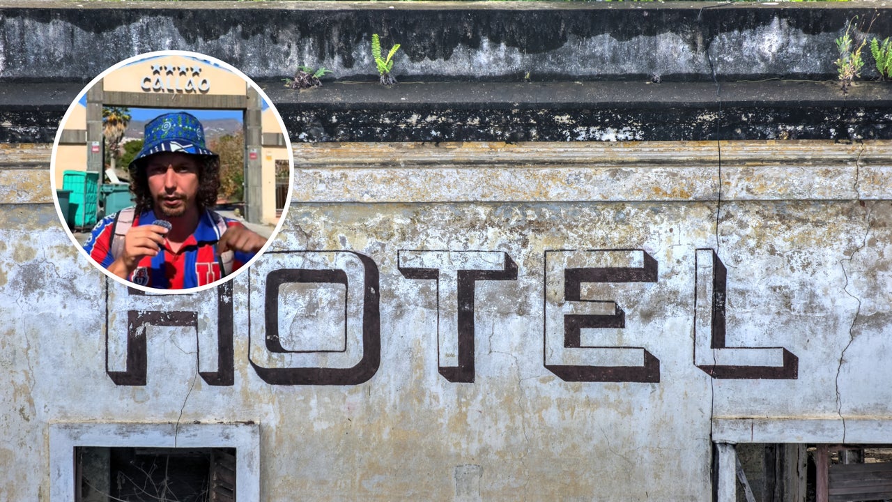 Un influencer canario visita el Hotel Okupa de Tenerife: "Aquí hay personas honradas"