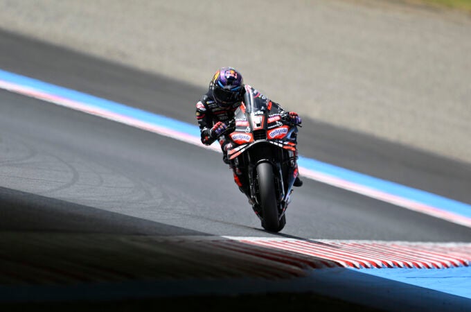 Jorge Martín se ha ido al suelo al comienzo de la Sprint de Motegi