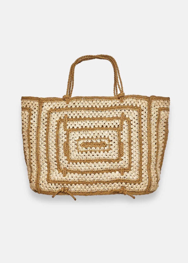 Bolso de rafia.