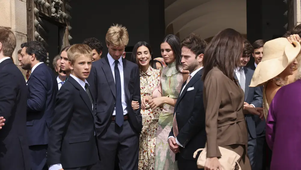 Christian de Hannover y Sasa de Osma, en la boda de Lucía Entrecanales
