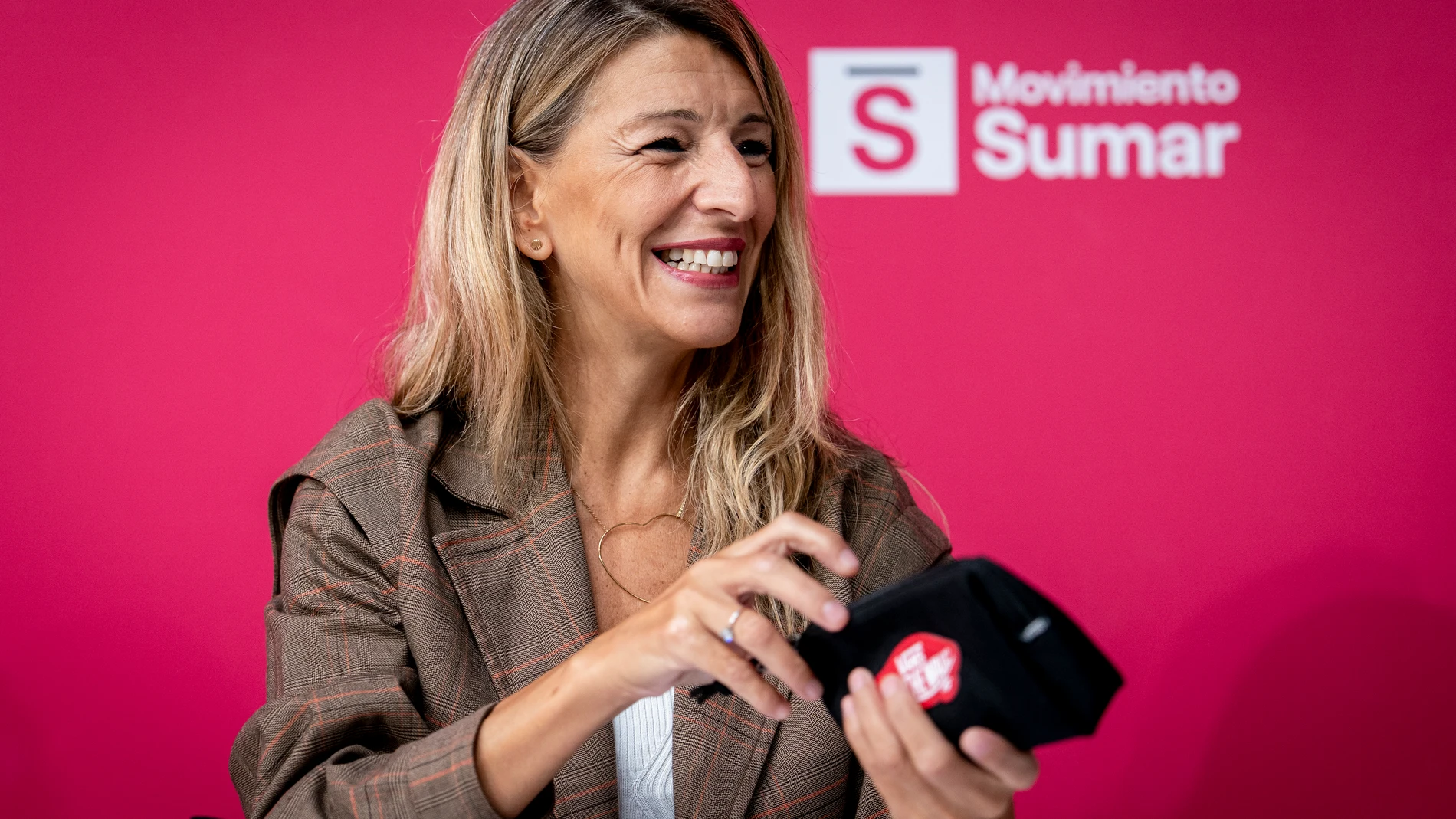 La vicepresidenta segunda y ministra de Trabajo y Economía Social, Yolanda Díaz, durante la celebración del Grupo Coordinador de Movimiento Sumar, el primero del presente curso político, en el Espacio Unonueve, a 27 de septiembre de 2025, en Madrid (España). La agenda de la reunión contempla la revisión del balance de actividad del curso, la presentación de nuevos equipos sectoriales, y el debate sobre propuestas programáticas para las próximas elecciones y movilizaciones. Además, el encuentr...