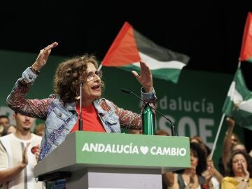 La exvicepresidenta del Gobierno, Mar&iacute;a Jes&uacute;s Montero, y candidata a las elecciones de Andaluc&iacute;a