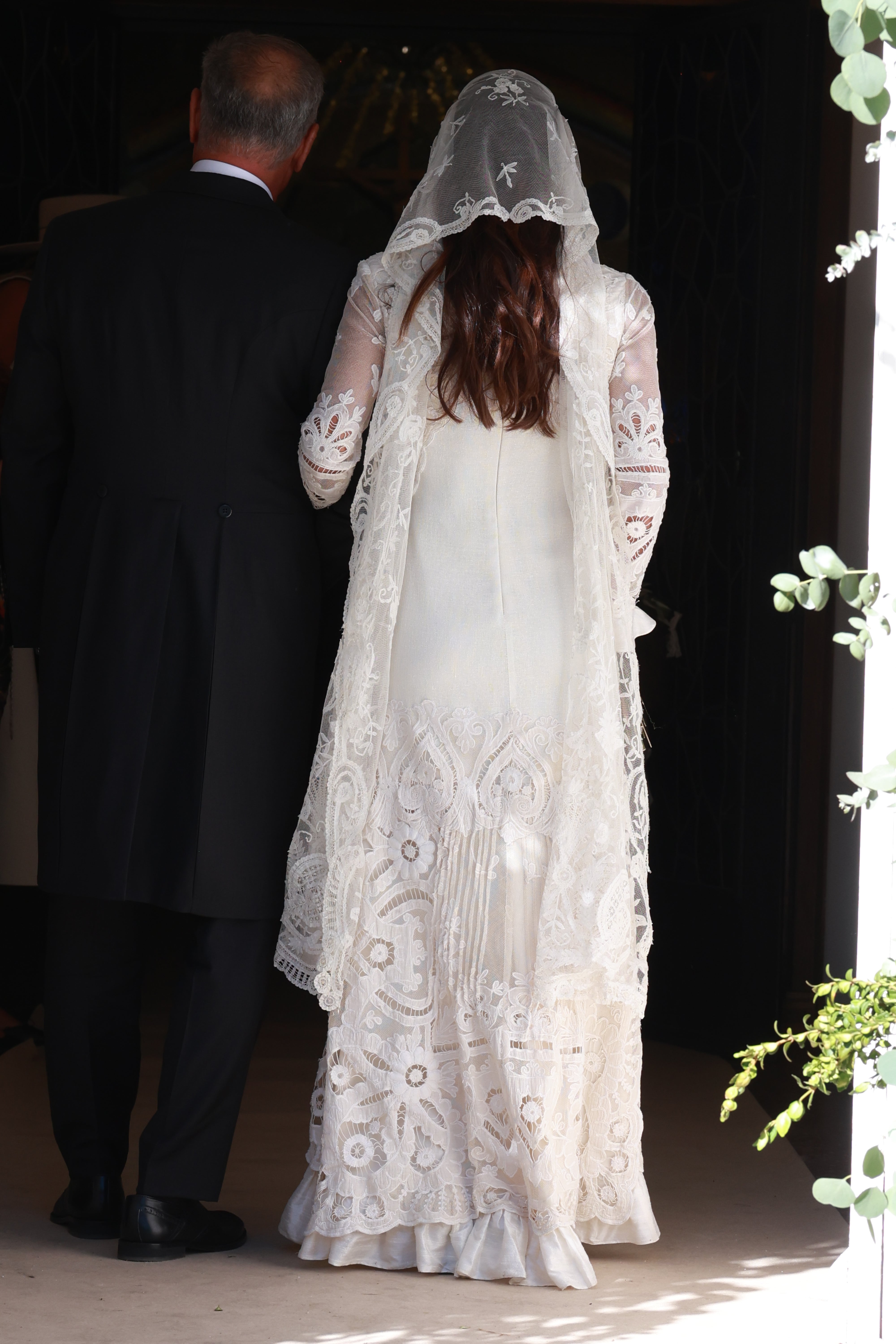 Vestido de novia de Andrea García.