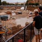 El barranco de La Saleta en Aldaia (Valencia) se desborda de madrugada por las fuertes lluvias