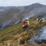 Incendio en Peñalba de la Sierra (Guadalajara)