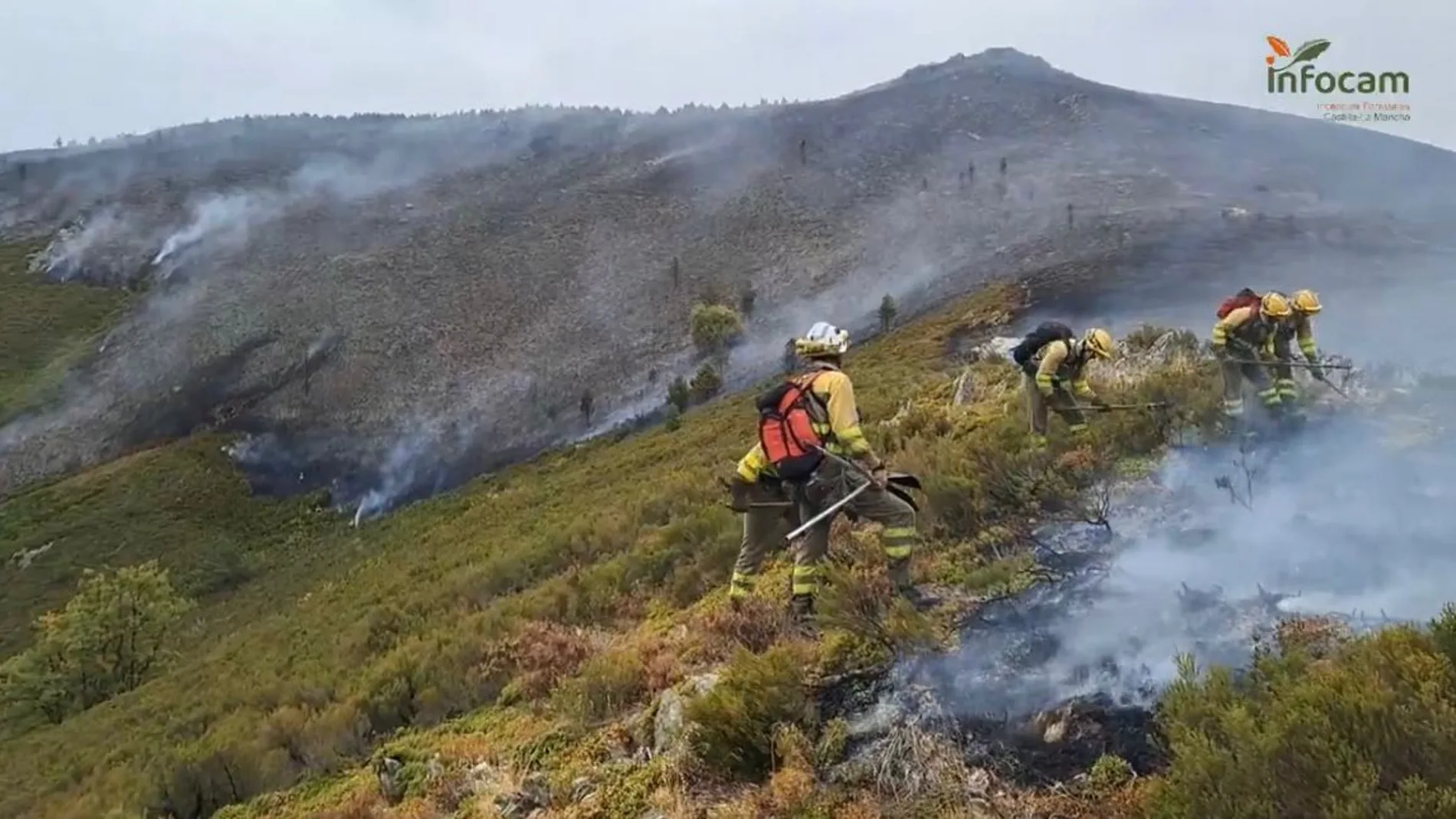 Incendio en Peñalba de la Sierra (Guadalajara)