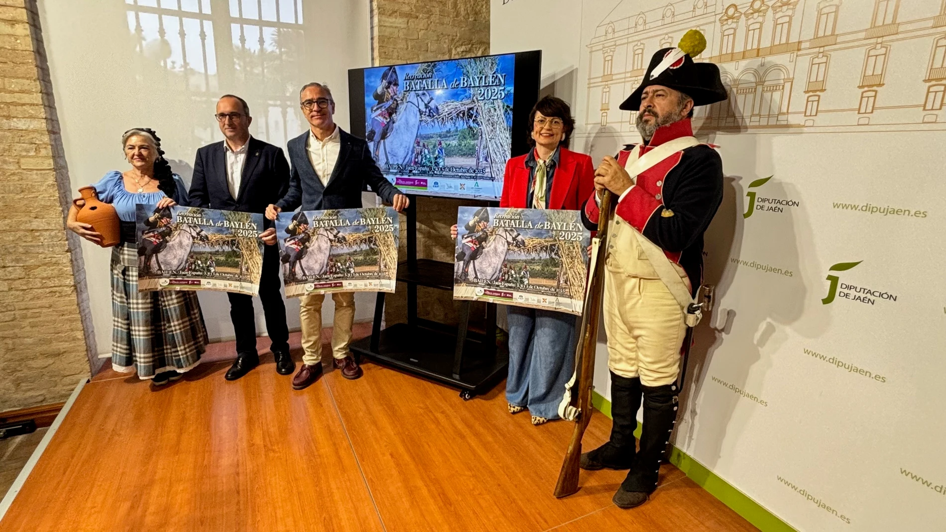 Presentación de la Batalla de Bailén 2025.REMITIDA / HANDOUT por DIPUTACIÓN DE JAÉNFotografía remitida a medios de comunicación exclusivamente para ilustrar la noticia a la que hace referencia la imagen, y citando la procedencia de la imagen en la firma29/09/2025