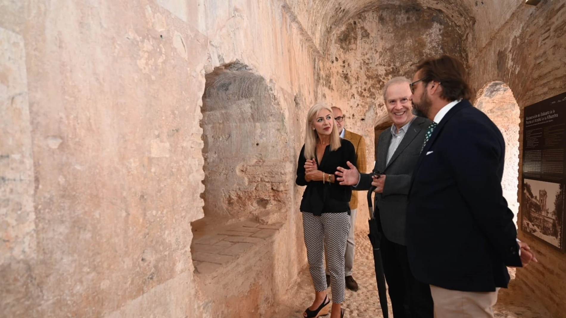Visita a la intervención en la Alhambra