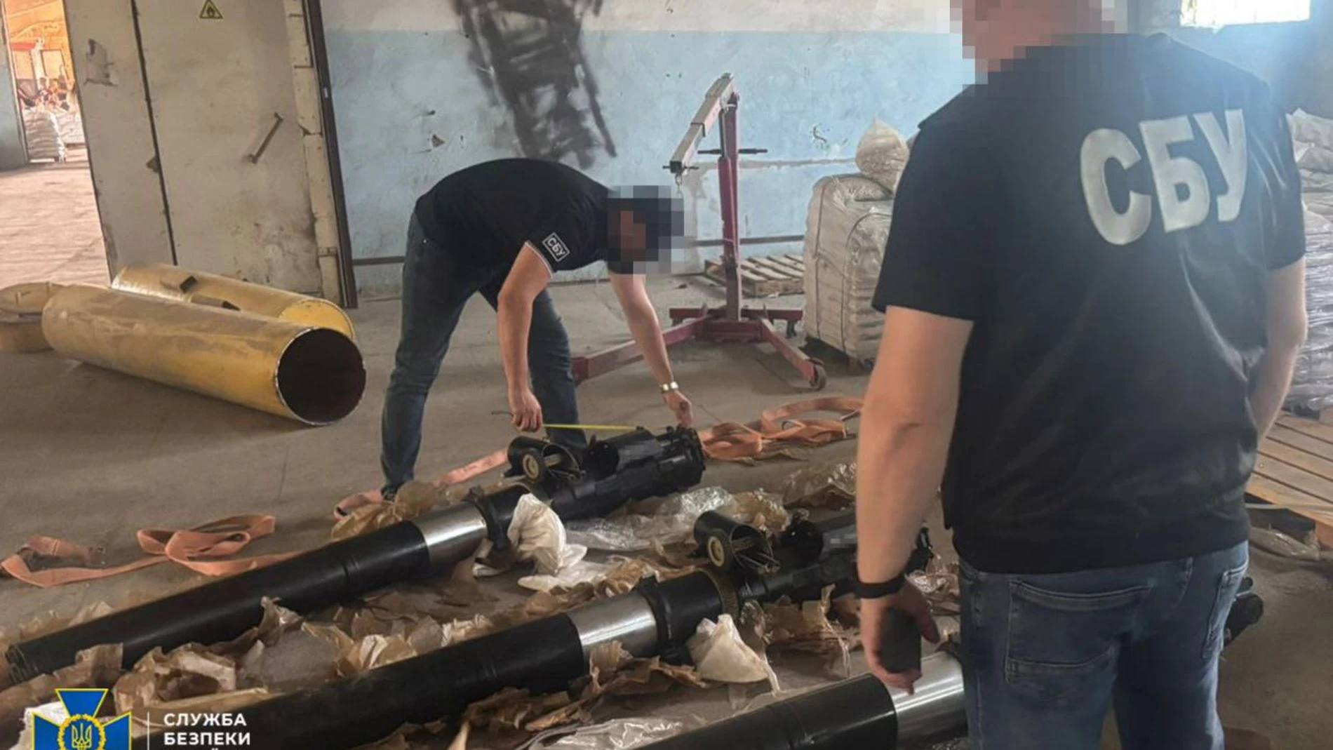 Ametralladoras incautadas en Ucrania