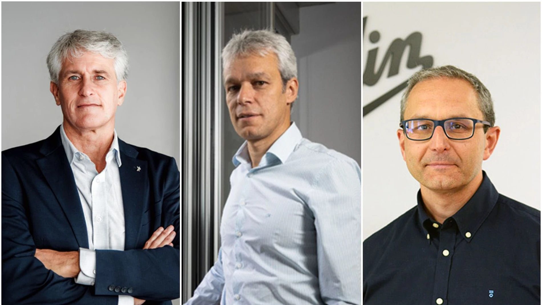 De izquierda a derecha; Fran Cardona, J. Bruno Arias y Carlos Abril Barber