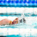La burgalesa Marta Fernández durante una de las pruebas