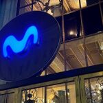 Entrada al Espacio Movistar, en el Edificio Telefónica