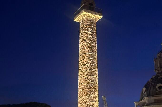 Columna Trajana en Roma. 