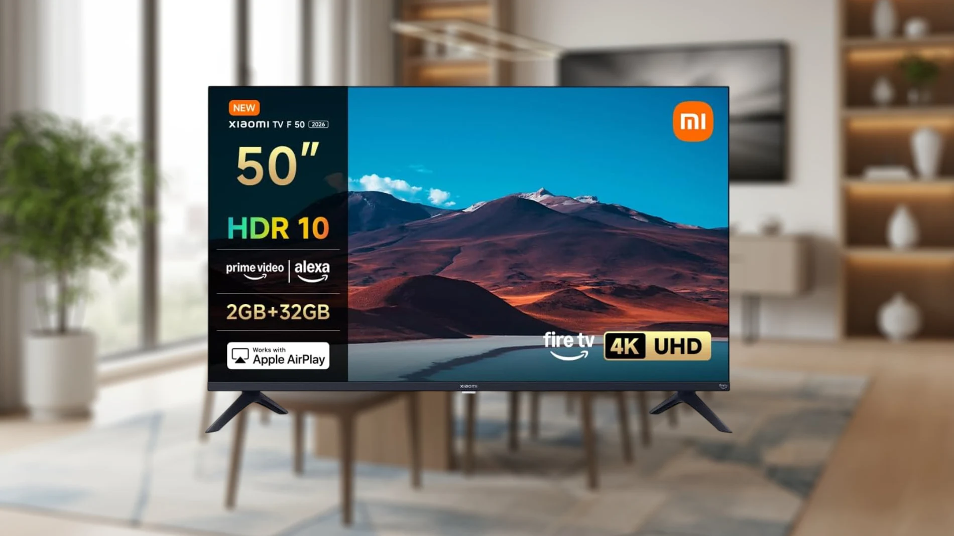 Xiaomi TV F 50 2026 tiene una excelente relación calidad-precio