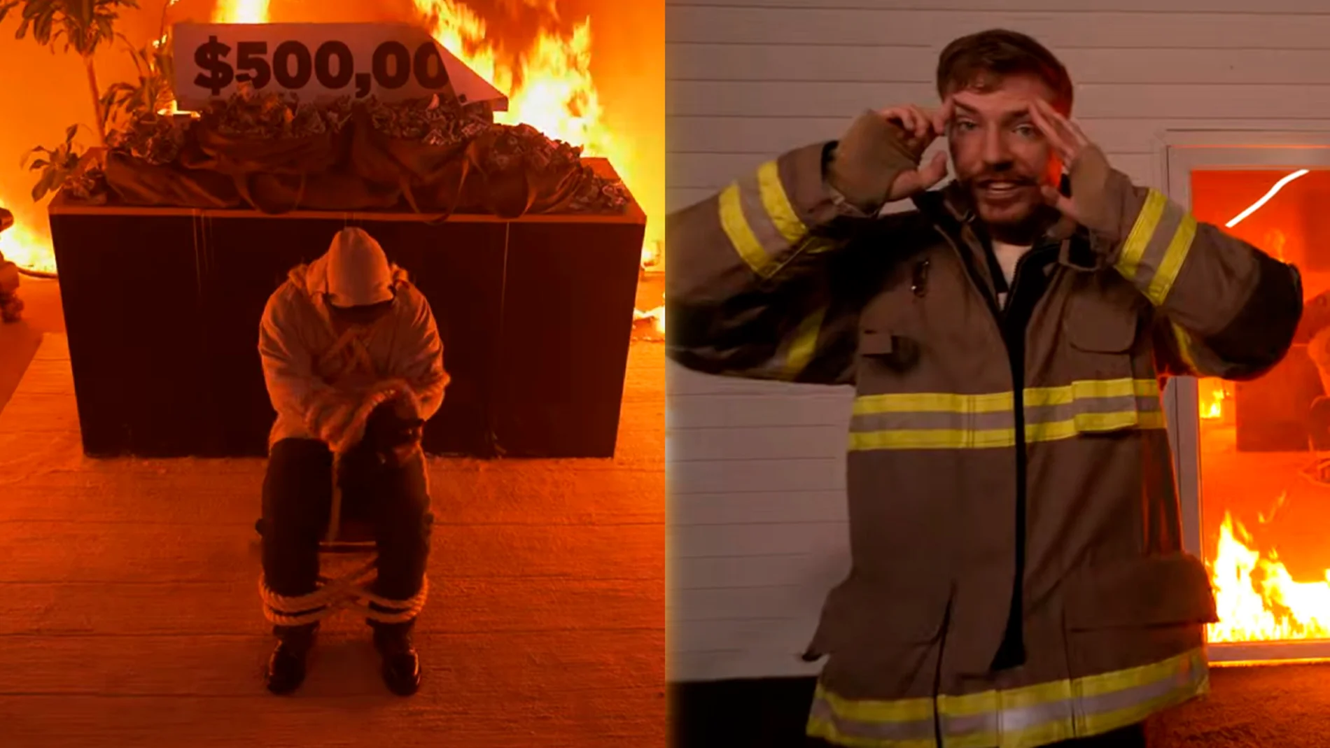MrBeast responde a las críticas por su vídeo encerrando a un concursante en una casa en llamas