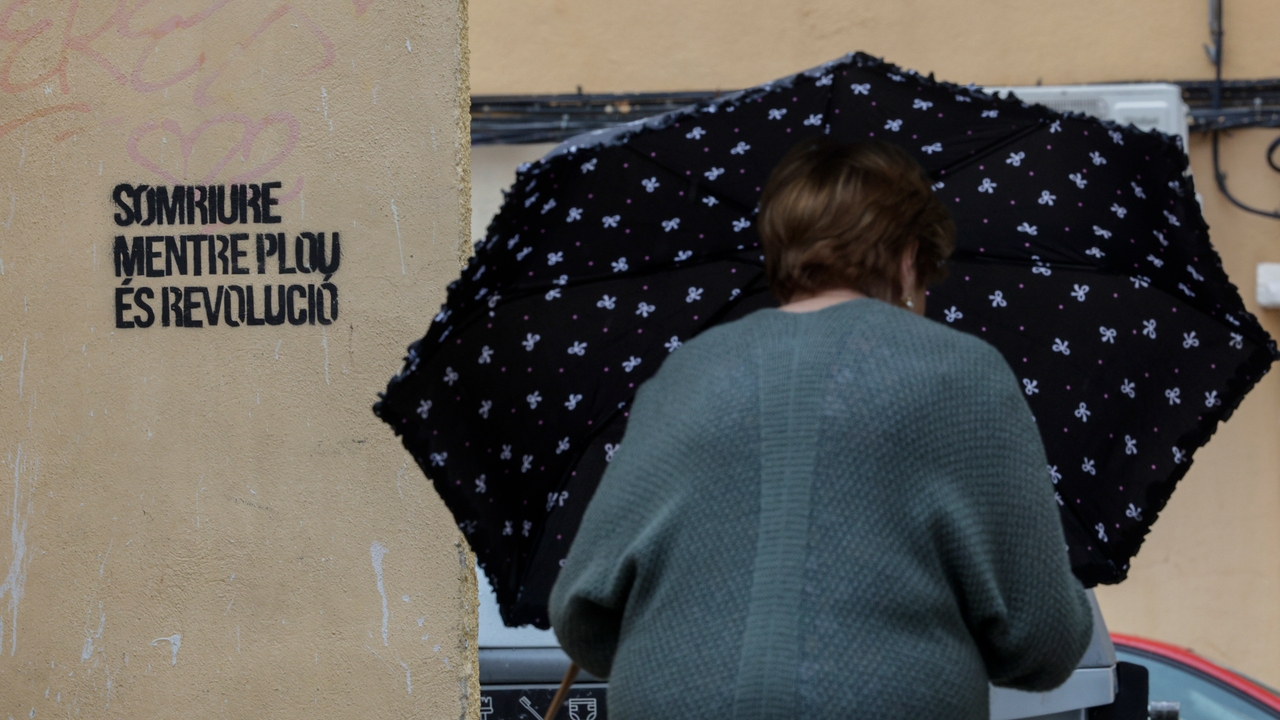 Las lluvias dejan más de 350 litros en menos de 12 horas en Gandia (Valencia)