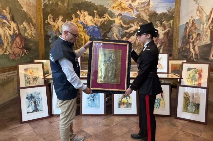 La Policía italiana incauta 21 supuestas obras falsificadas de Dalí en Parma