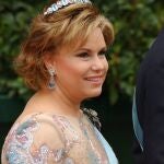 La gran duquesa de Luxemburgo con algunas de sus joyas