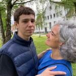 Sonia Herrero junto a su hijo, Darío