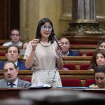 Imagen de archivo: La consellera de Interior, Nùria Parlon, durante un pleno del Parlament de Cataluña