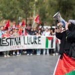Una manifestación estudiantil exige "pararlo todo" para denunciar el genocidio de Israel