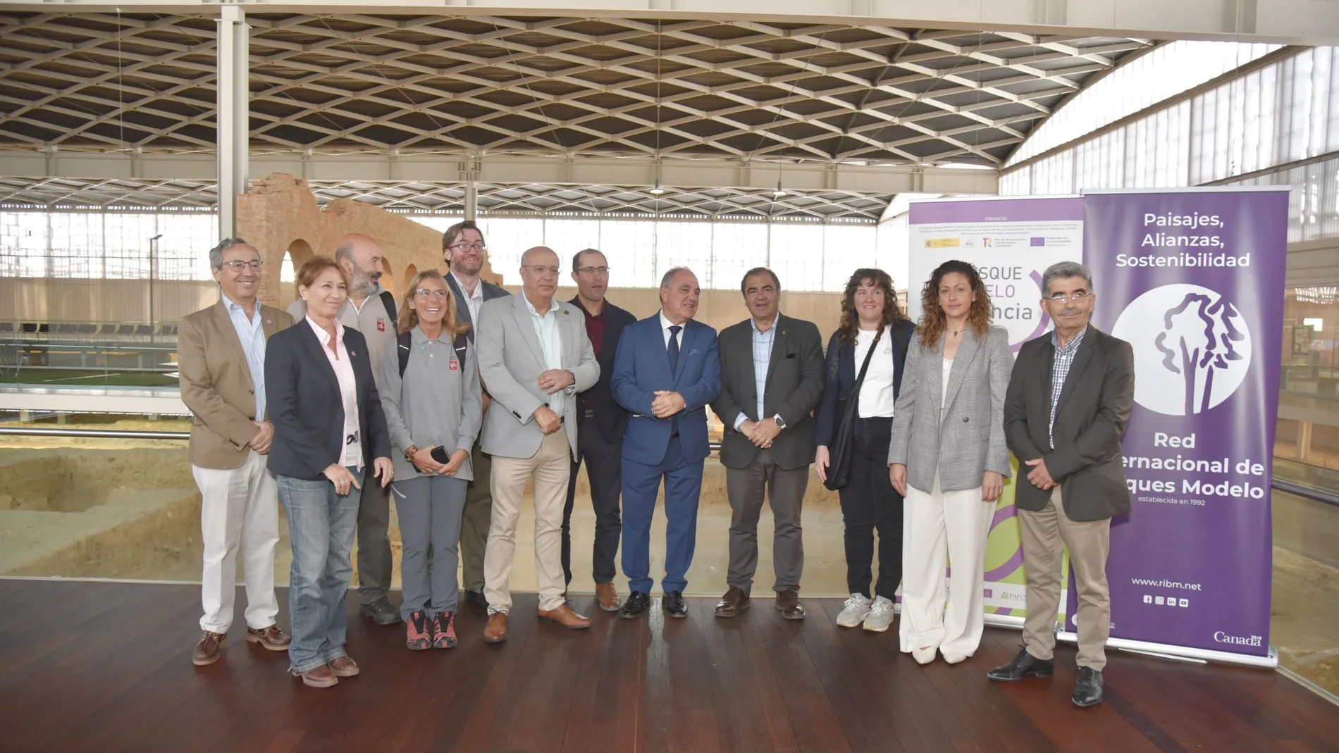 La Olmeda acoge la presentación de la candidatura de Bosque Modelo Palencia a la Red Internacional
