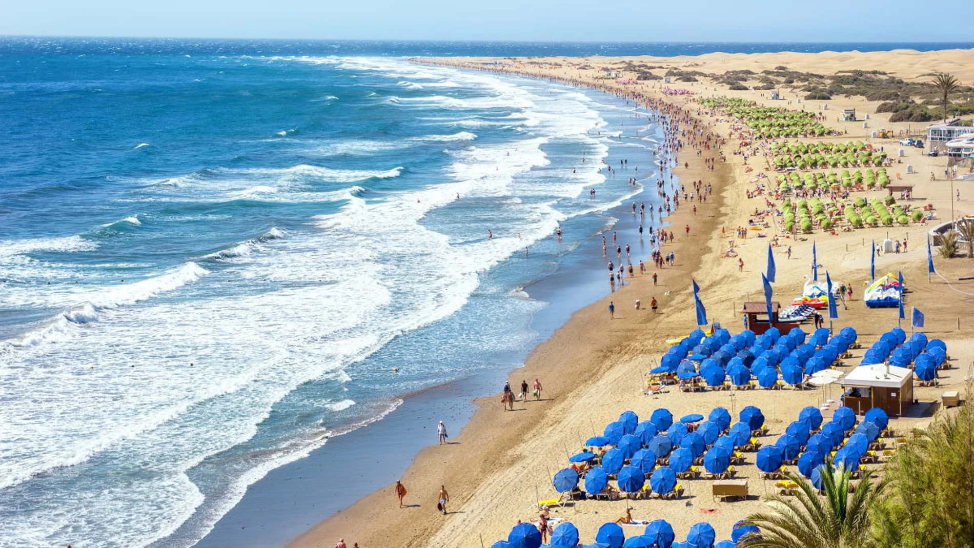 Una de las playas de Canarias