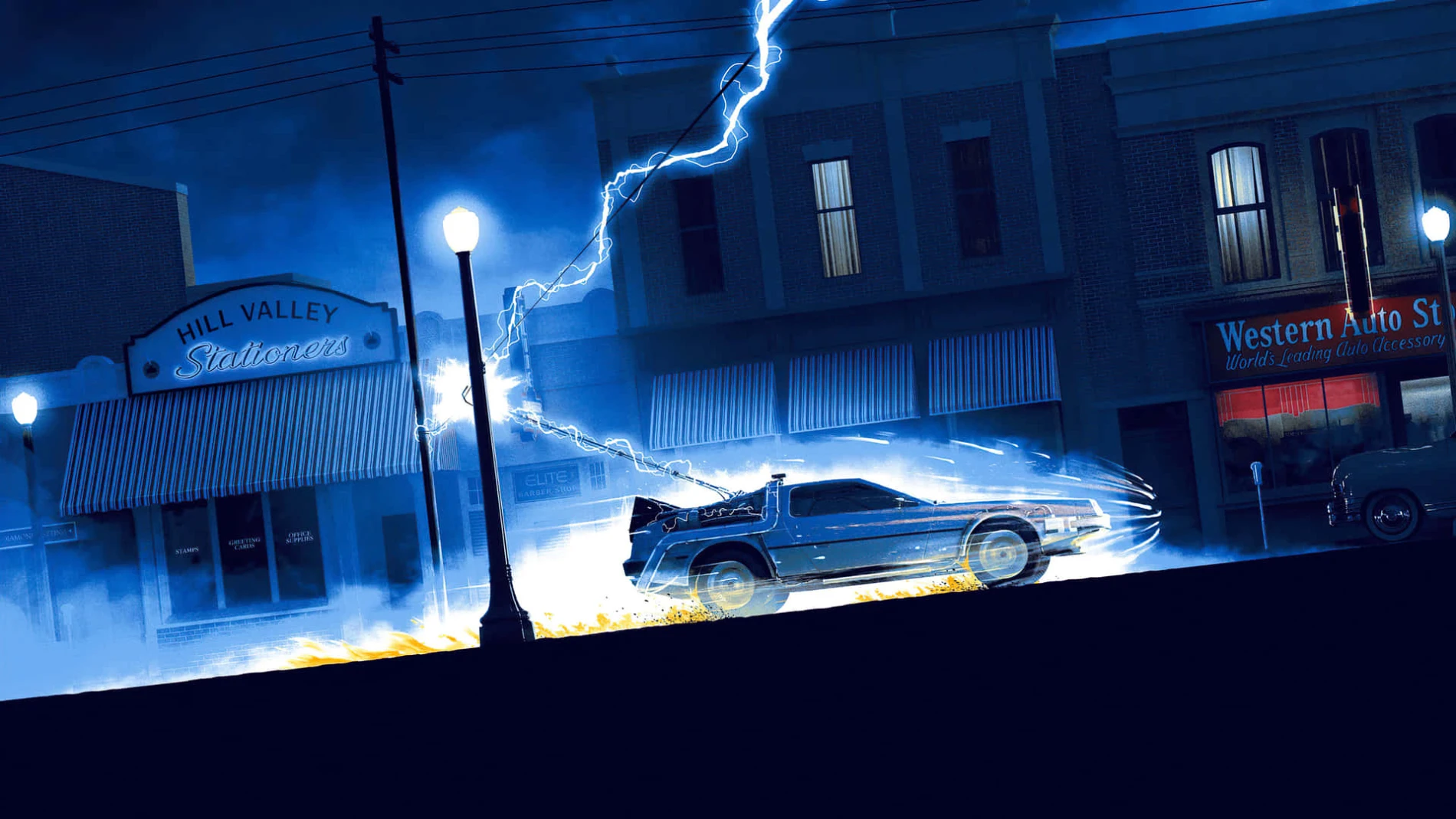 Marty McFly viajó al pasado en el DeLorean y alteró el destino de su familia