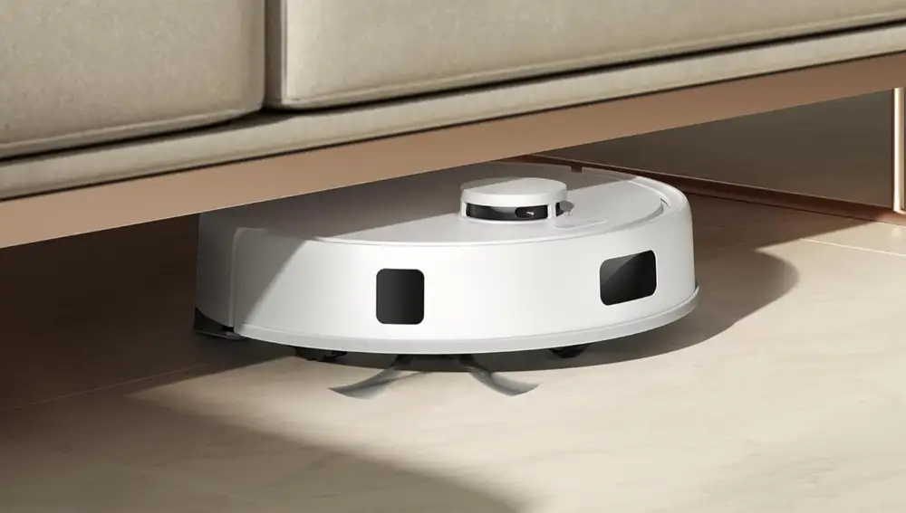 Este robot aspirador mide 9,6 centímetros de altura