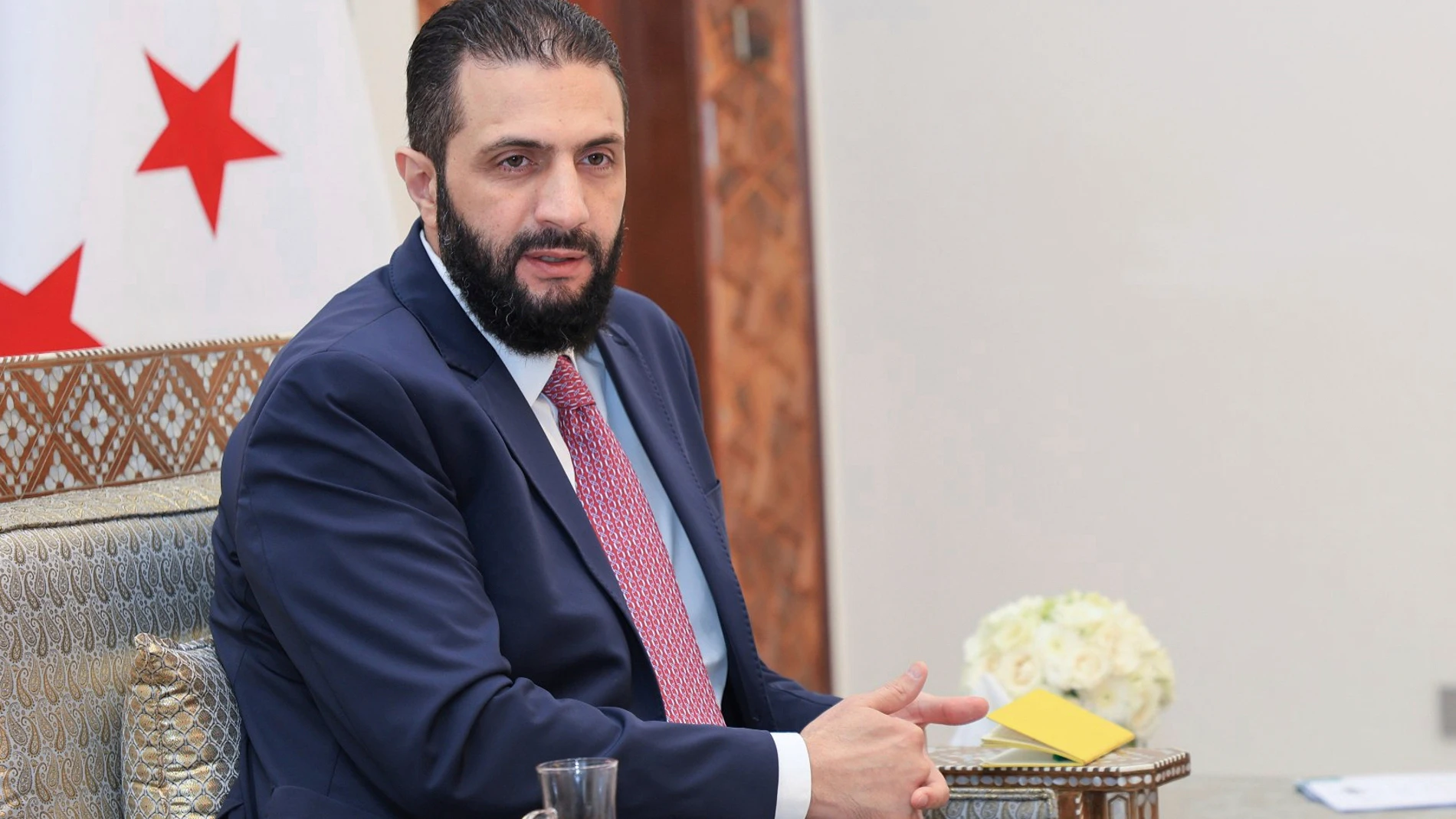 El presidente interino sirio, Ahmed al Sharaa