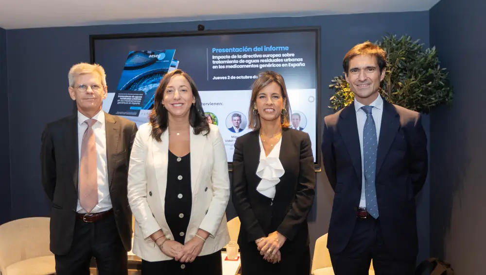 Presentación del informe, en Madrid