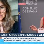 Tamara del Pino durante su intervección en 'Espejo Público'